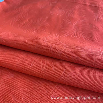 New Arrival 100%Polyester Smooth Silky 75D Twill Emboss Fabric